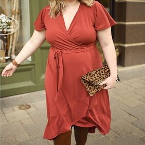 Lane Bryant Faux Wrap Dress - size 18/20